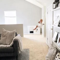 Solvej Swings Columpio De Madera Y Tela Para Bebes Blanco - ^ Muebles De Jardín, Columpios