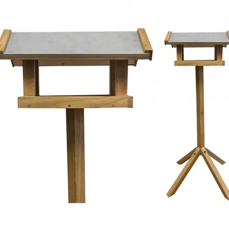 Esschert Design Comedero Rectangular Para Pájaros - ^ Cajas Nido Y Comederos Para Animales