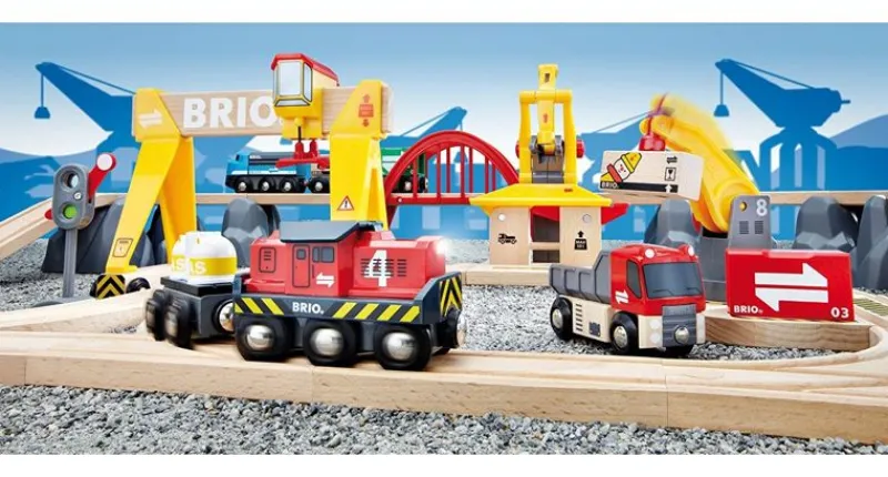 Brio Conjunto De Grúas Y Cargas - ^ Rutas Del Tren Brio