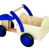New Classic Toys Correpasillos De Madera Natural Y Azul 66,5 X 36 X 38 Cm - ^ Transportistas