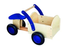 New Classic Toys Correpasillos De Madera Natural Y Azul 66,5 X 36 X 38 Cm - ^ Transportistas