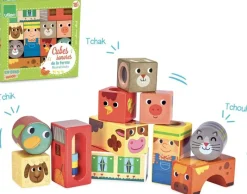 Vilac Cubes Sonores De La Ferme - ^ Bloques Y Juguetes Apilables