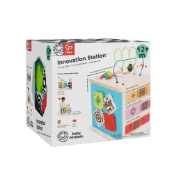 Hape Toys Cubo De Actividades De La Estacion De La Innovacion - ^ Juguetes Para El Aprendizaje Temprano Y La Motricidad