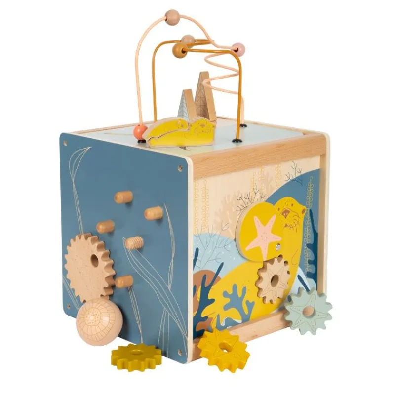 Small foot company Cubo De Motricidad Seaside - ^ Juguetes Para El Aprendizaje Temprano Y La Motricidad