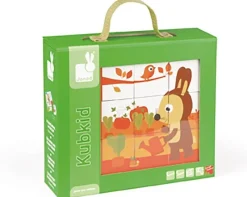 Janod Cubos Color Animal - ^ Bloques Y Juguetes Apilables