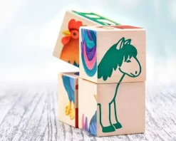 Selecta Cubos De Granja - ^ Bloques Y Juguetes Apilables