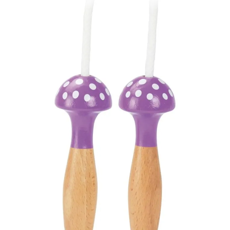 Vilac Cuerda De Saltar Purpura Con Puntos - ^ Juegos De Patio: Canicas, Peonzas, Cuerdas De Saltar, Yoyós