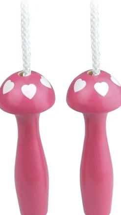 Vilac Cuerda De Saltar Rosa Corazon Blanco - ^ Juegos De Patio: Canicas, Peonzas, Cuerdas De Saltar, Yoyós