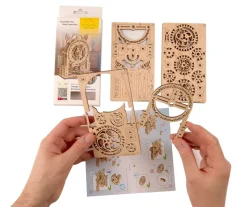 Ugears Despertador Vintage Modelo Mecanico - ^ Descubrimiento De La Ciencia