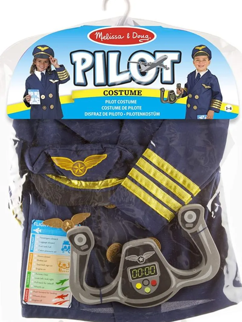 Melissa & Doug Disfraz De Piloto De Avion - ^Nino Disfraces