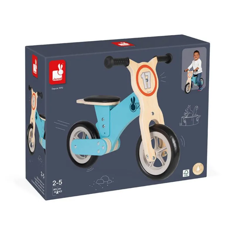 Janod Draisienne Bikloon Little Racer - ^ Draisiennes Y Bicicletas De Madera