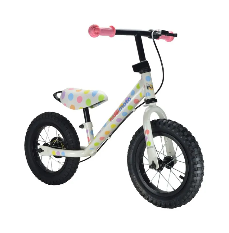Kiddimoto Draisienne Super Junior Max Pastel Dotty - ^ Draisiennes Y Bicicletas De Madera