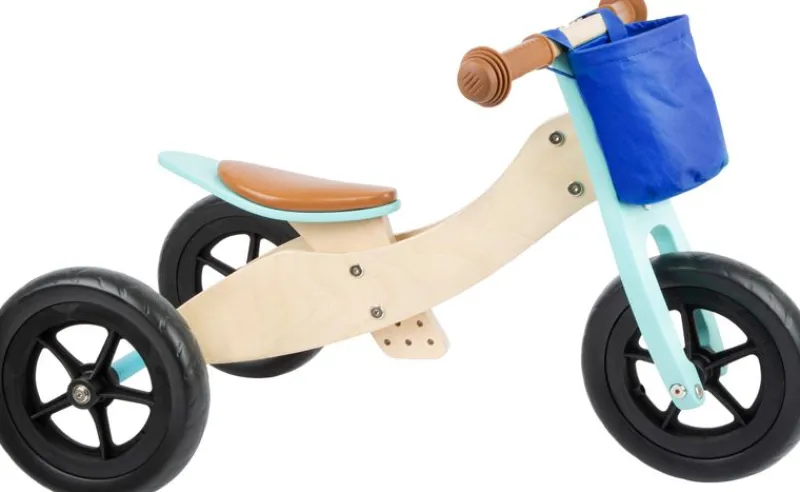 Small foot company Draisienne Tricycle 2 En 1 Maxi Turquesa - ^ Draisiennes Y Bicicletas De Madera