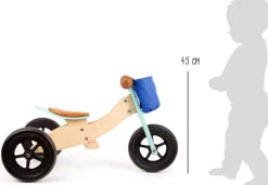 Small foot company Draisienne Tricycle 2 En 1 Maxi Turquesa - ^ Draisiennes Y Bicicletas De Madera