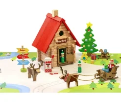 Jeujura El Chalet De Navidad 90 Piezas De Madera - ^ Chalets Y Casas De Madera De Jeujura