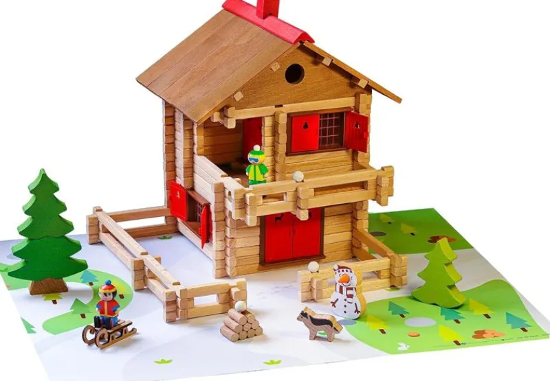 Jeujura El Chalet En Las Montanas 215 Piezas De Madera - ^ Chalets Y Casas De Madera De Jeujura