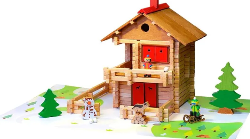 Jeujura El Chalet En Las Montanas 215 Piezas De Madera - ^ Chalets Y Casas De Madera De Jeujura