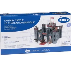 Papo El Fantastico Castillo Rojo Y Gris - ^ El Mundo De Los Caballeros Y Los Piratas