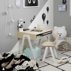 In2wood Escritorio Para Niños De 2 A 6 Anos - Blanco - ^ Escritorios, Mesas Y Sillas