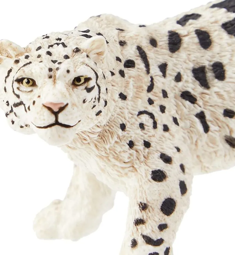 Papo Estatuilla De Leopardo De Las Nieves - ^ Animales Salvajes
