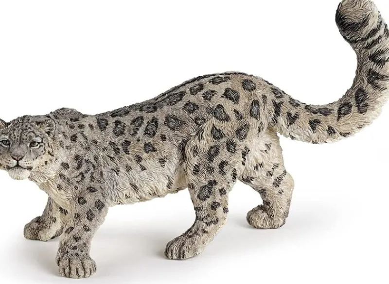 Papo Estatuilla De Leopardo De Las Nieves - ^ Animales Salvajes