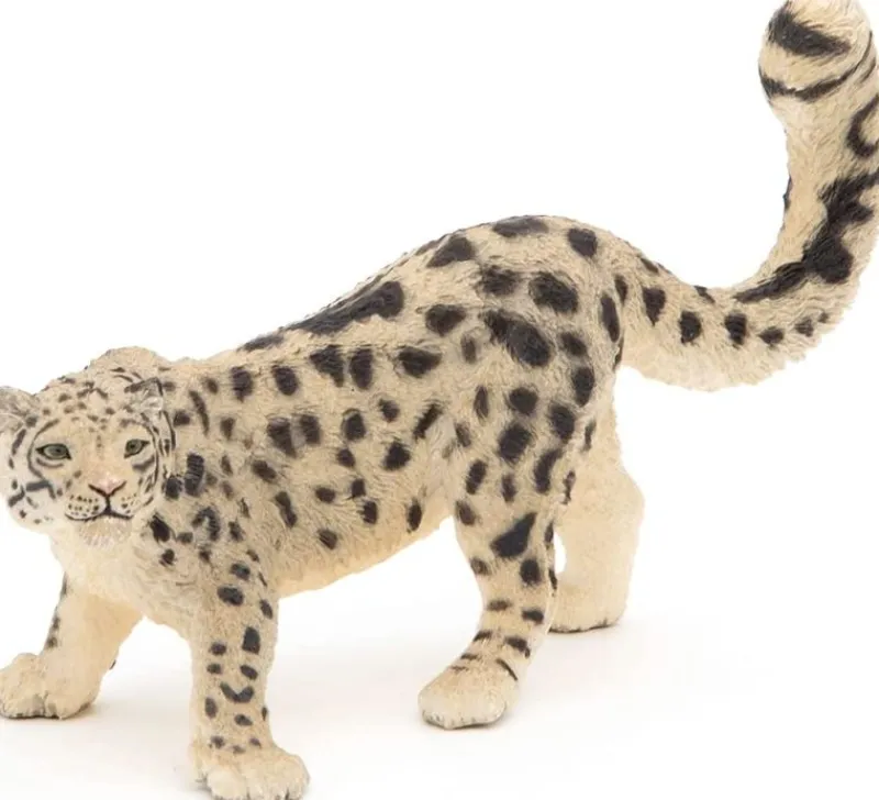 Papo Estatuilla De Leopardo De Las Nieves - ^ Animales Salvajes