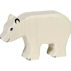 Holztiger Estatuilla De Oso Polar - ^ Animales Marinos