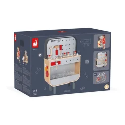 Janod Etabli Reverso Brico'Kids - ^ Bancos De Trabajo, Cajas De Herramientas, Bricolaje...