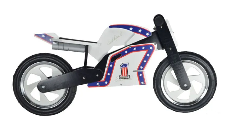 Kiddimoto Evel Knievel Moto Scooter - ^ Draisiennes Y Bicicletas De Madera