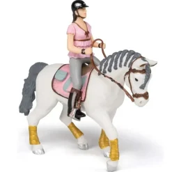Papo Figura Amazona De Moda Rosa - ^ Caballos