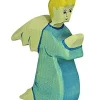Holztiger Figura Belen De Navidad - Angel Arrodillado - ^ Cuentos Y Leyendas
