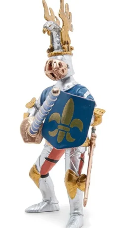Papo Figura Caballero Azul Flor De Lis - ^ Caballeros