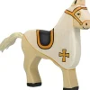 Holztiger Figura Caballo Del Caballero Blanco - ^ Caballos