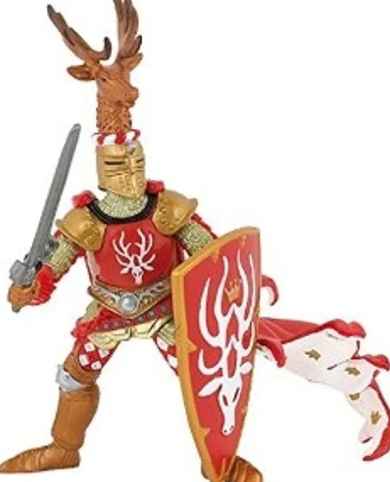 Papo Figura Con Escudo De Ciervo Del Maestro De Armas - ^ Caballeros