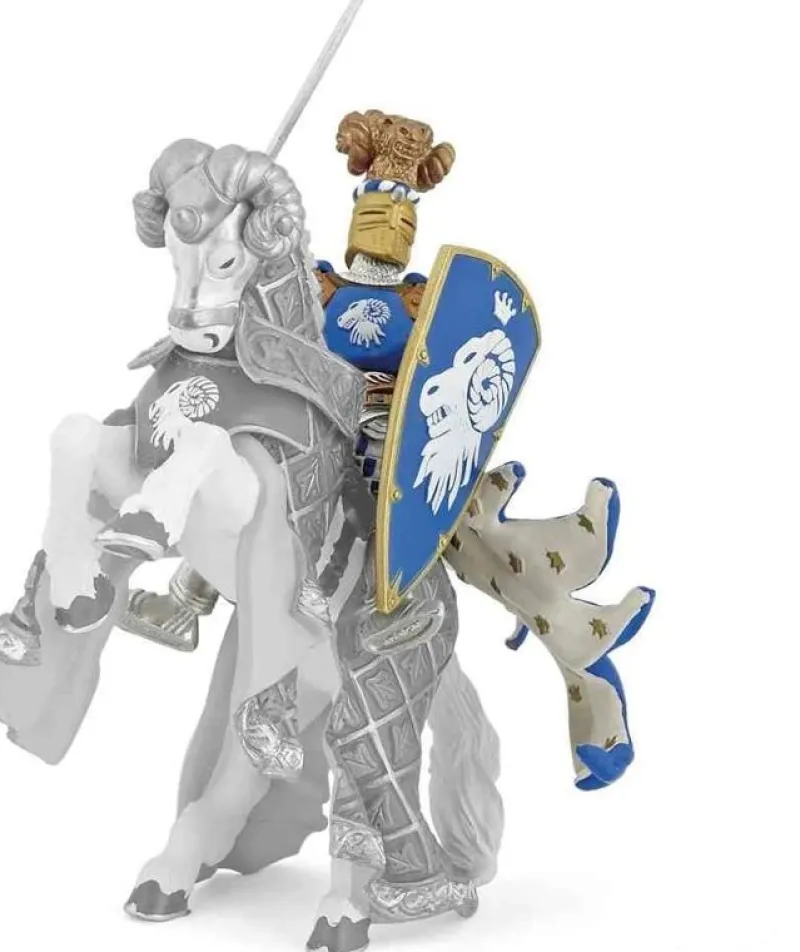 Papo Figura De Carnero Con Escudo De Maestro De Armas - ^ Caballeros