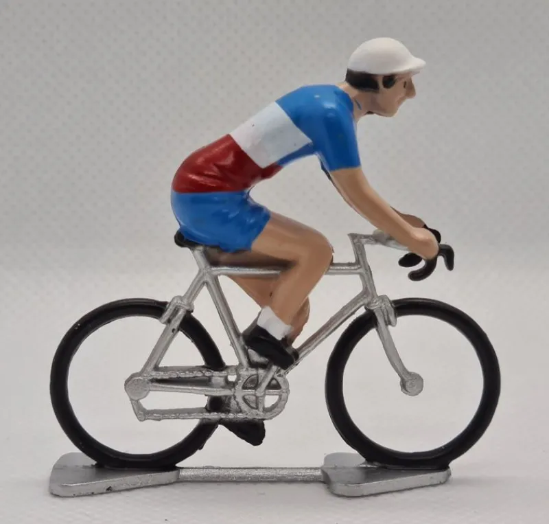 Fonderie Roger Figura De Ciclista R Maillot De Campeon De Francia - ^ Ciclistas En Miniatura