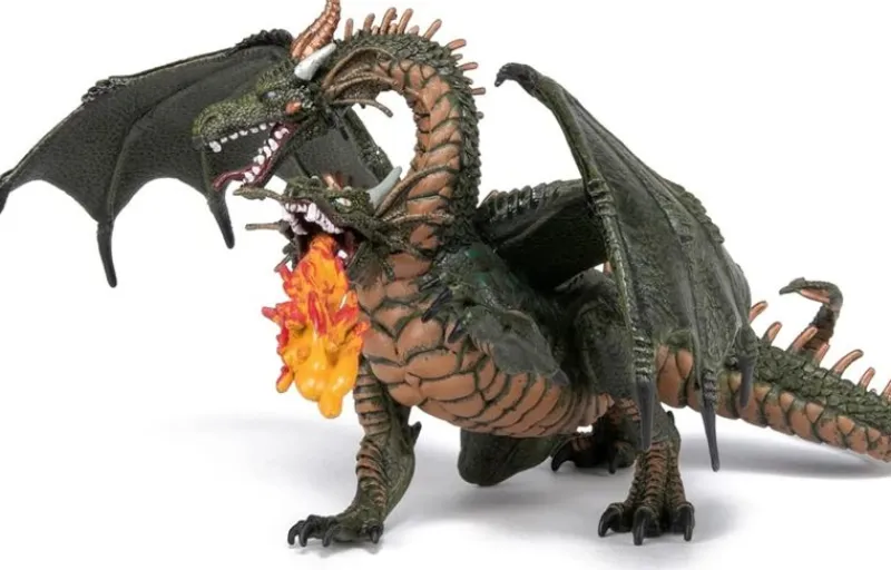 Papo Figura De Dragon De Dos Cabezas - ^ Mundo De Fantasía