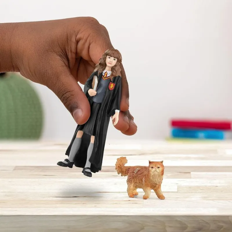 Schleich Figura De Hermione Y Crookshanks - ^ Mundo De Fantasía