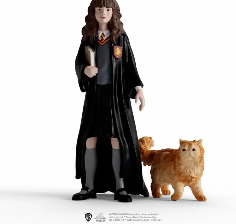 Schleich Figura De Hermione Y Crookshanks - ^ Mundo De Fantasía