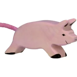 Holztiger Figura De Lechon, Corriendo - ^ Animales De Granja