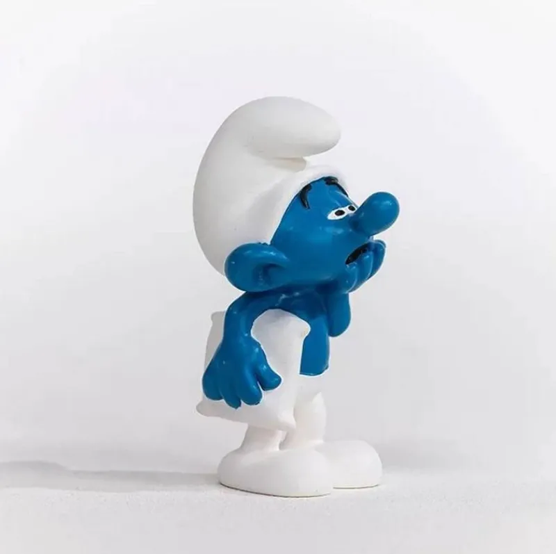 Schleich Figura De Pitufo Perezoso - ^ Héroes De Cómic Y Dibujos Animados