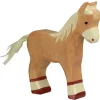 Holztiger Figura De Potro De Pie, Marron - ^ Caballos