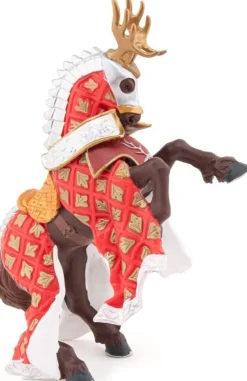 Papo Figura Del Caballo Del Maestro De Armas Con Escudo De Ciervo - ^ Caballeros
