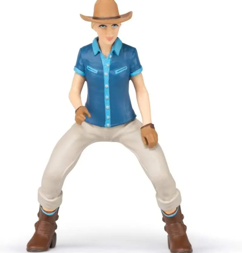 Papo Figura Del Caballo Occidental Y Su Jinete - ^ Caballos
