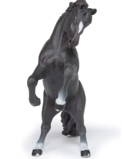 Papo Figura Del Caballo Rampante Negro - ^ Caballos