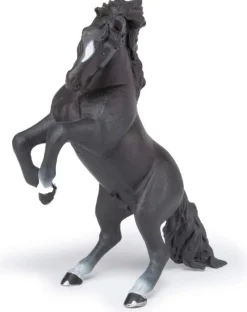 Papo Figura Del Caballo Rampante Negro - ^ Caballos