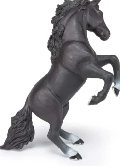 Papo Figura Del Caballo Rampante Negro - ^ Caballos