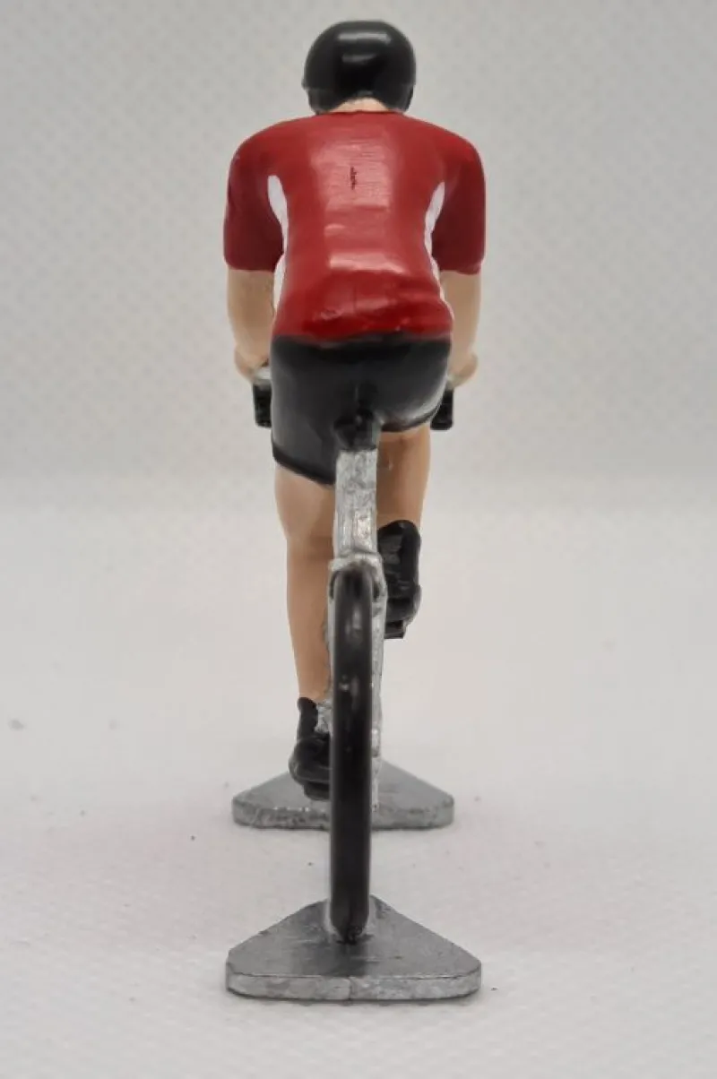 Fonderie Roger Figura Del Ciclismo R Maillot De Campeon De Dinamarca - ^ Ciclistas En Miniatura
