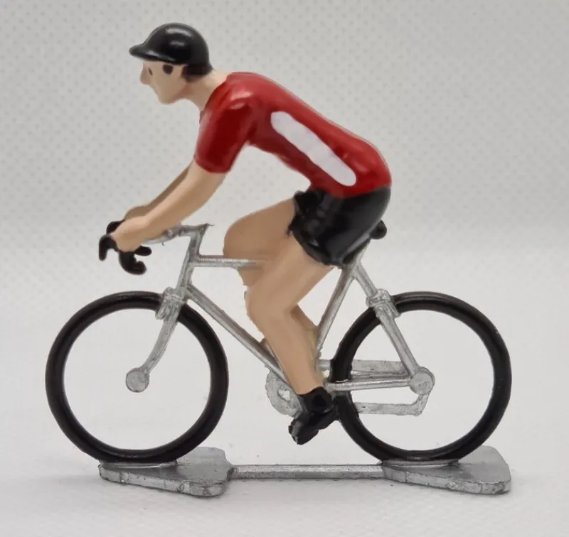 Fonderie Roger Figura Del Ciclismo R Maillot De Campeon De Dinamarca - ^ Ciclistas En Miniatura