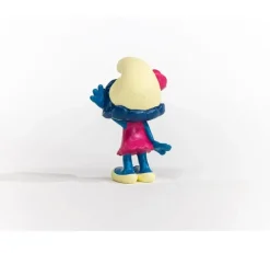 Schleich Figura Pitufina Con Flor - ^ Héroes De Cómic Y Dibujos Animados